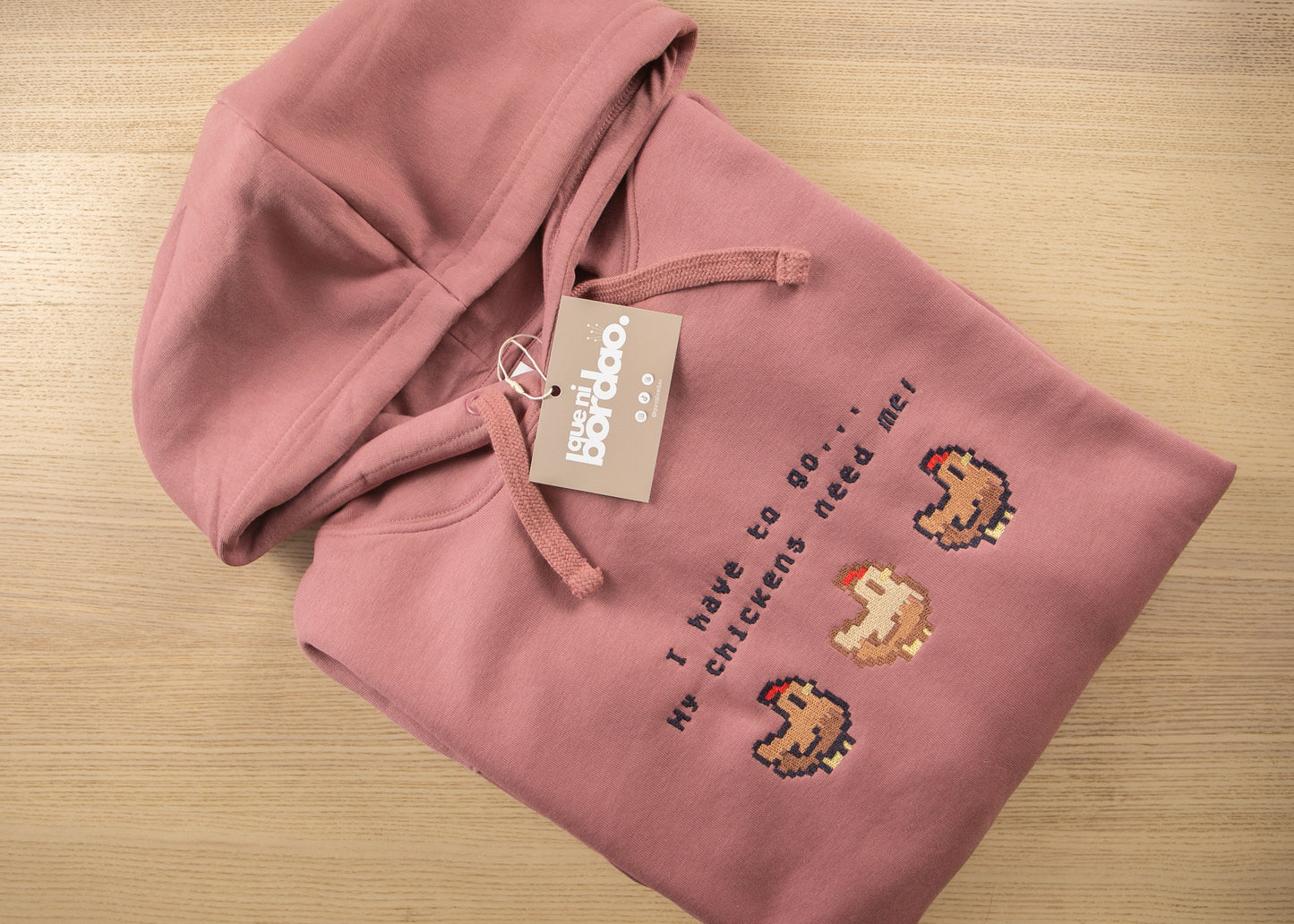 Las gallinas primero | Sudadera con capucha