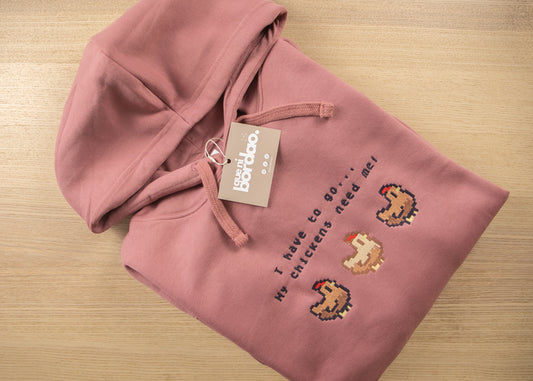 Las gallinas primero | Sudadera con capucha