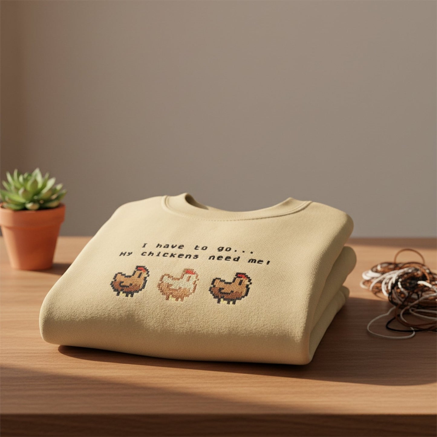 Las gallinas primero | Sudadera sin capucha