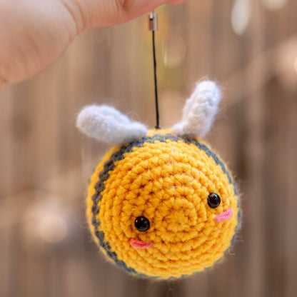Llavero | Abeja amigurumi