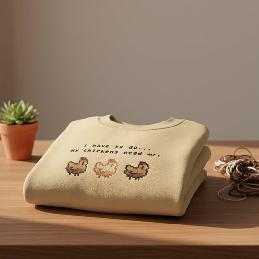 Las gallinas primero | Sudadera sin capucha