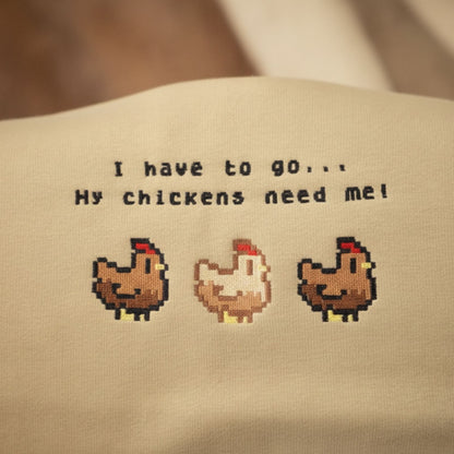 Las gallinas primero | Sudadera sin capucha